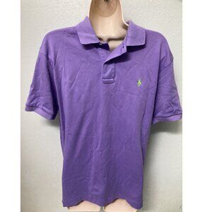 Polo Ralph Lauren Purple Men’s Polo Shirt Size S Classic Fit Cotton Green Pony